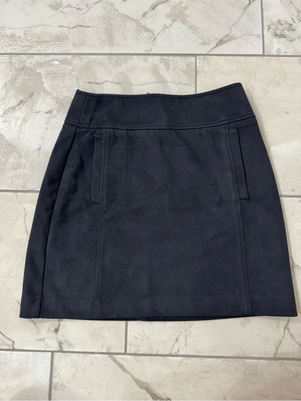 Loft Women's Suede A-Line Skirt Size 2